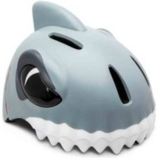 Cykelhjelm til børn | Grå haj | Crazy Safety | EN1078 certificeret