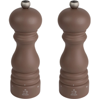 Peugeot Paris u'Select 7-tommer salt- og peberkvrnest - Manuelle mller med justerbar prcisionsslibning - Kkkenkrydderi Rustfrit stl og bge