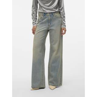 Vmremy Mid Rise Wide Leg Fit Jeans