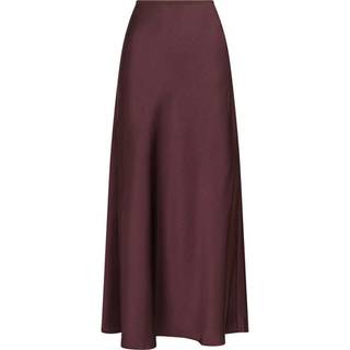 Neo Noir - Vicky Heavy Sateen Skirt 159588 - Burgundy