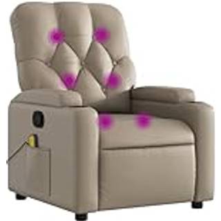 massagestol kunstlæder cappuccino