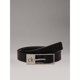 Leather Belt - Black - 75 cm