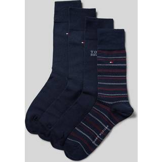Tommy Hilfiger 4-pak Men Classic Socks Tin Giftbox - Navy-2 - Str 43/46