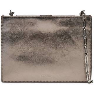 Metallic Crossbody Bag - Grey - One Size