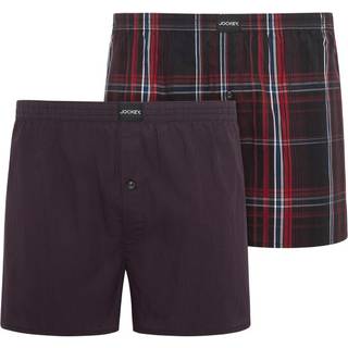 Jockey 2-pak Woven Boxer Shorts - Red - Large