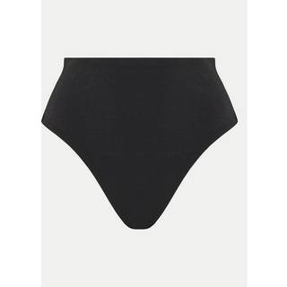 High Waisted Bikini Bottoms - CK Black - Black - L