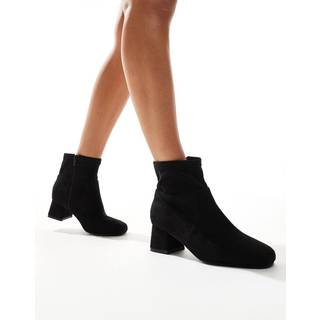 Yours Curve Extra-Wide Fit Block Heel Stretch BootsEU 42 (UK 9)