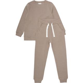Minymo Børne Sweatsæt - Fossil - 98