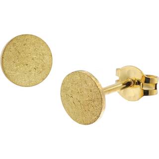 trendor 51030 Damen-Ohrringe 333 / 8K Gold Ohrstecker ⌀ 6 mm