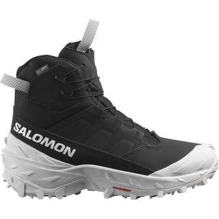 Salomon Men's Crosstrak Powder Waterproof Black/Black/White, Black / Black / White, 42