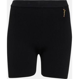 Jacquemus Le Short Pralu ribbed-knit shorts - black - XL+