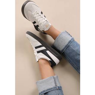 Gola Women's Cyclone Leather Sneaker Damer størrelse 36 farve sort