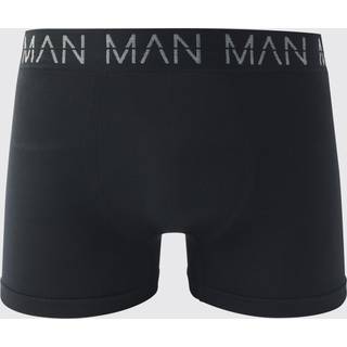 Mens Black Man Active Seamless Boxer 5 Pack