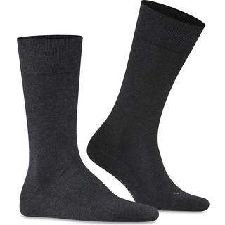Falke Herren Socken grau Baumwolle & Mix unifarben