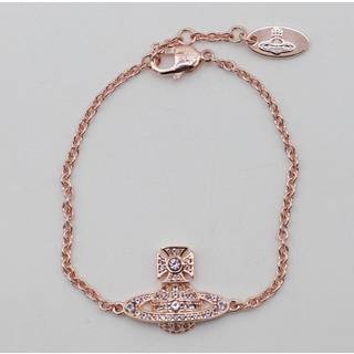 Vivienne Westwood Carmela Bas Relief Rose Gold Tone Bracelet - Rose Gold - 17.5cm