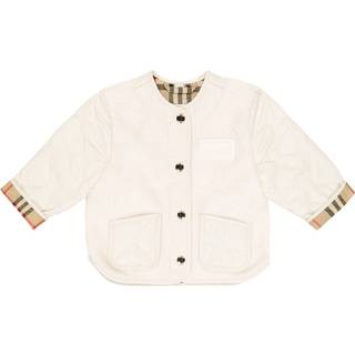 Burberry Kids Baby fleece jacket - white - M 12