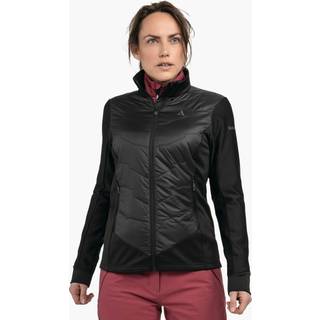 Schöffel Women's Hybrid Jacket Style Trift Fleecejakke Damer størrelse 42 farve sort