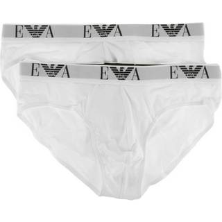 EMPORIO ARMANI Herren Slips weiß Baumwolle & Mix unifarben