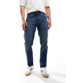 Farah Elm Mid Wash Slim Fit Jeans Blue