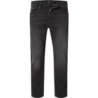 BOSS Black Herren Jeans schwarz Slim Fit
