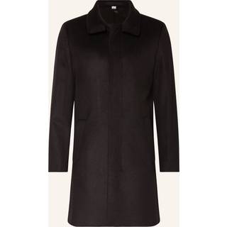 Aleric Funnel-Neck Uldfrakke - Black - 44