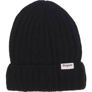 Bergans RABOT MOUNT RIB WOOL BEANIE - Black / One size