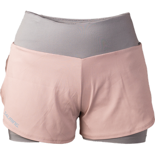 Salming Essential Shorts Women - Grey/Pink - X-Small