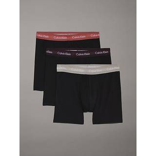 CALVIN KLEIN Sort bomuld stretch boxershorts (3-pack) 95% bomuld, 5% elasthan Str. M