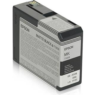 Epson T5808 - matte black - original - ink cartridge - Blækpatron Mat sort