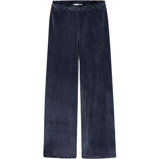 Name It Dark Sapphire Velour Bukser