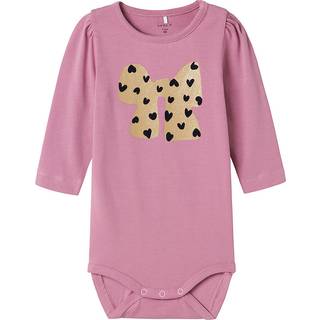 NAME IT Ribbon ls body - MAUVEORCHI