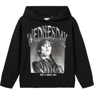 Name It Black Wednesday Hoodie Sweatshirt