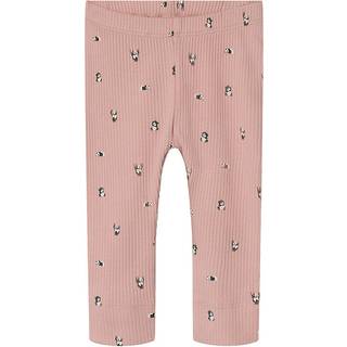Name It Pale Mauve Panda Leggings