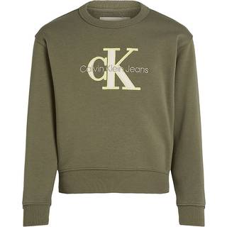 Boxy Logo Sweatshirt - Green - 10