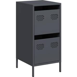 skænk 35x39x73,5 cm koldvalset stål antracitgrå