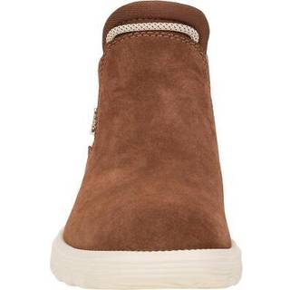 HeyDude Women's Branson Suede Novelty Fritidsstøvler Damer størrelse 41 farve brun