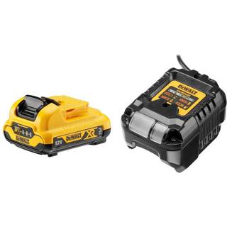 Batteri DeWalt DCB1102P1-QW; 18 V; 3,0 Ah; Li-ion + lader DCB1102