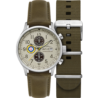 AVI-8 AV-4011-1B Herrenuhr Hawker Hurricane Chronograph 43 mm 5ATM