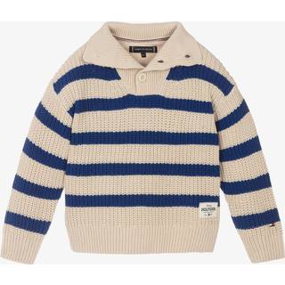 Stripe Wide Collar Jumper