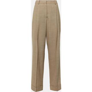 The Row Tor virgin wool wide-leg pants - beige - XL