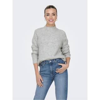 ONLY dame strik ONLMAGGIE - Light Grey Melange - L