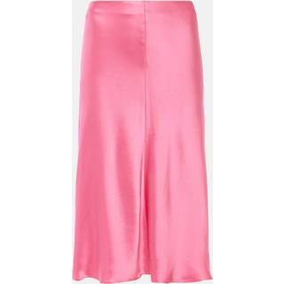 Stella McCartney Satin midi skirt - pink - XL