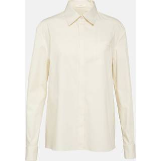 The Row Lunar cotton shirt - neutrals - XL+