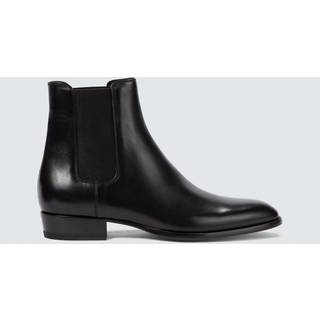 SAINT LAURENT - Wyatt Leather Chelsea Boots - Men - Black - EU 44