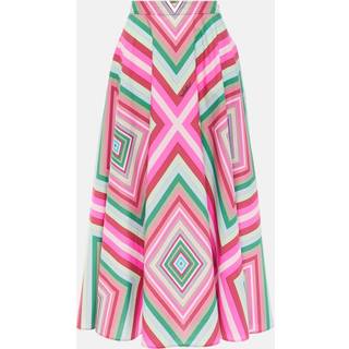 Valentino Rhombus 75 cotton poplin maxi skirt - multicoloured - XXS