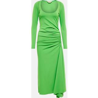 Marni Ruched midi dress - green - XXXS
