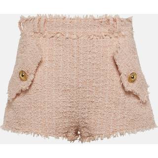 Balmain High-rise tweed shorts - pink - XXXL