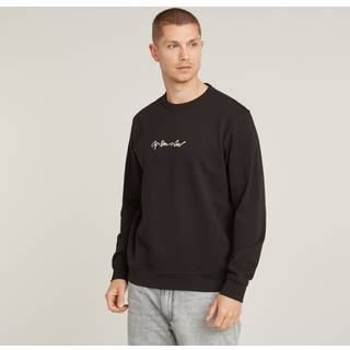 G-Script Logo Sweater - Black - Men