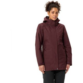 Vaude Women's Idris 3in1 Parka III 3 i 1-jakke Damer størrelse 40 farve brun