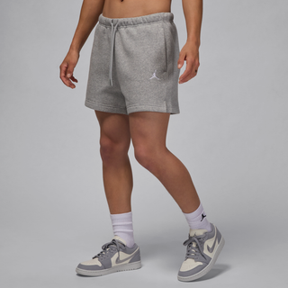 Jordan Brooklyn Fleece-shorts til kvinder - grå - XXL (EU 52-54)